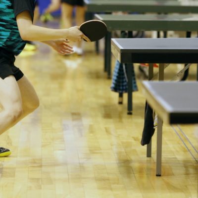 卓球の大会の様子