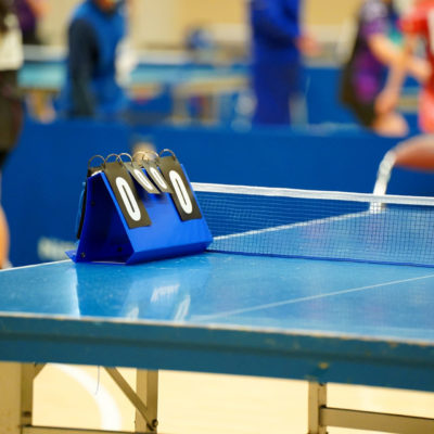 卓球の試合の様子